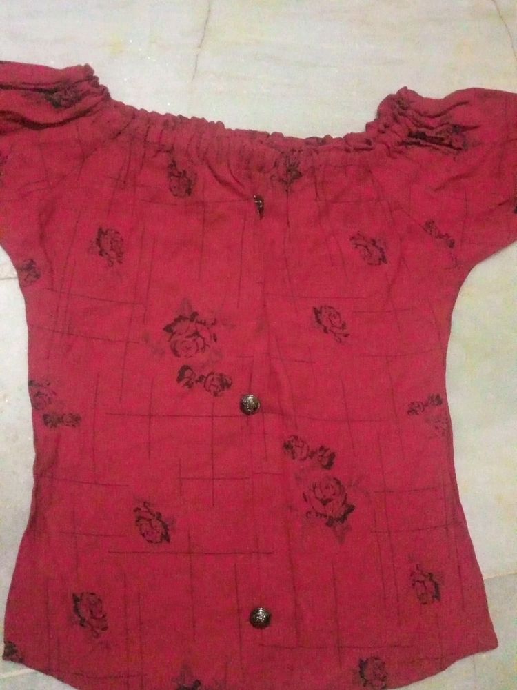 RED WINE OFF SHOULDER