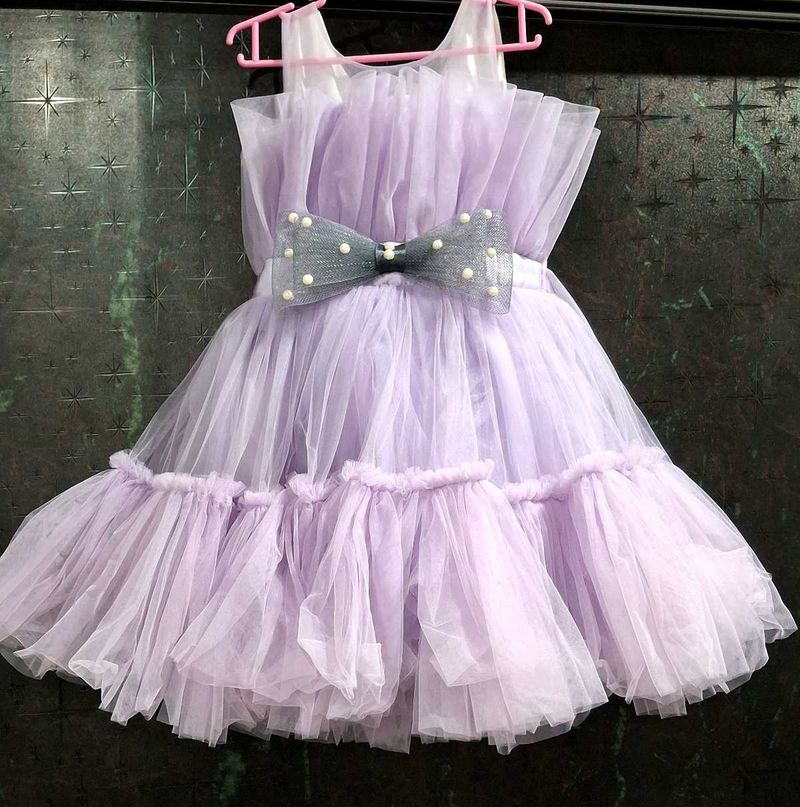 Adorable Lilac Tulle Party Dress