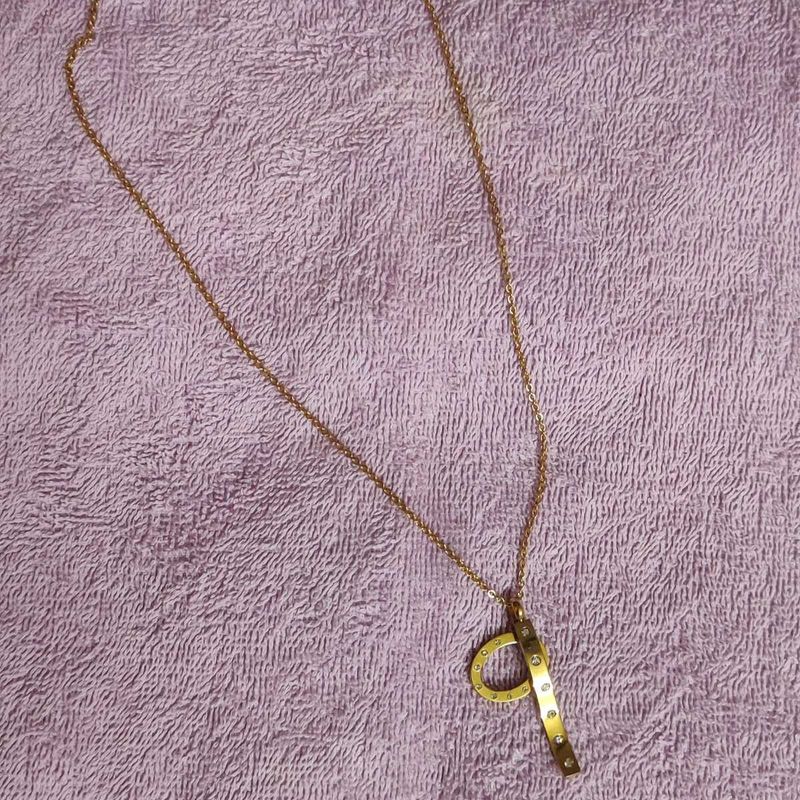 Gold Plated Fashion Pendant And Chain
