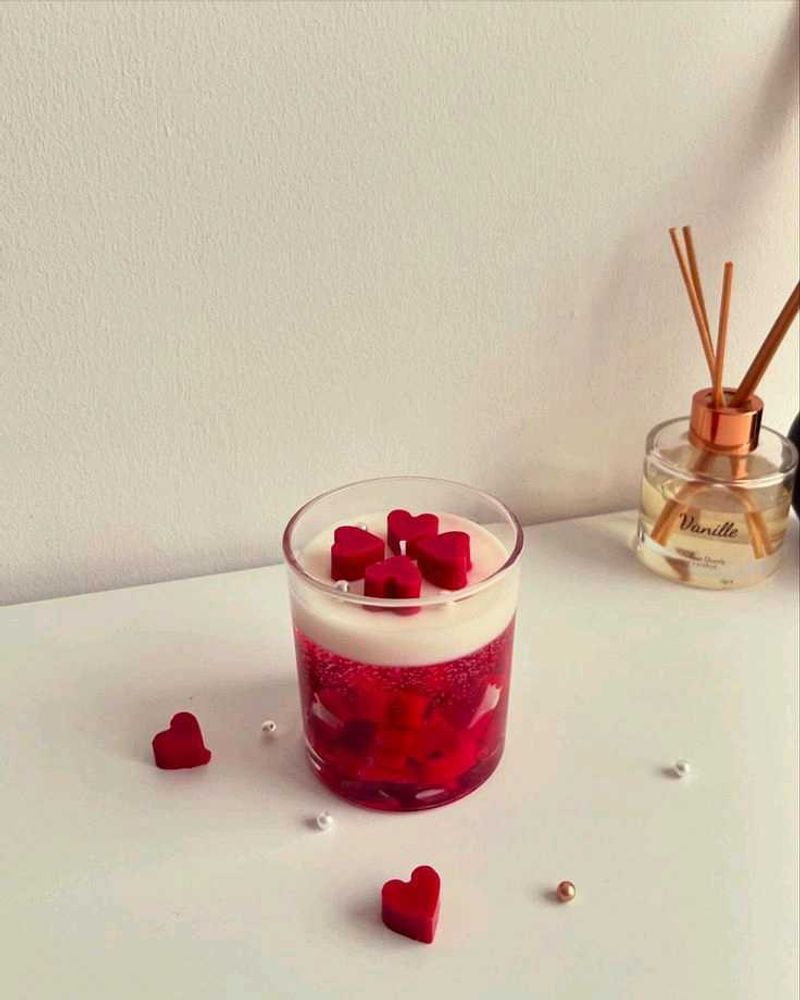 Heart Jelly Candle