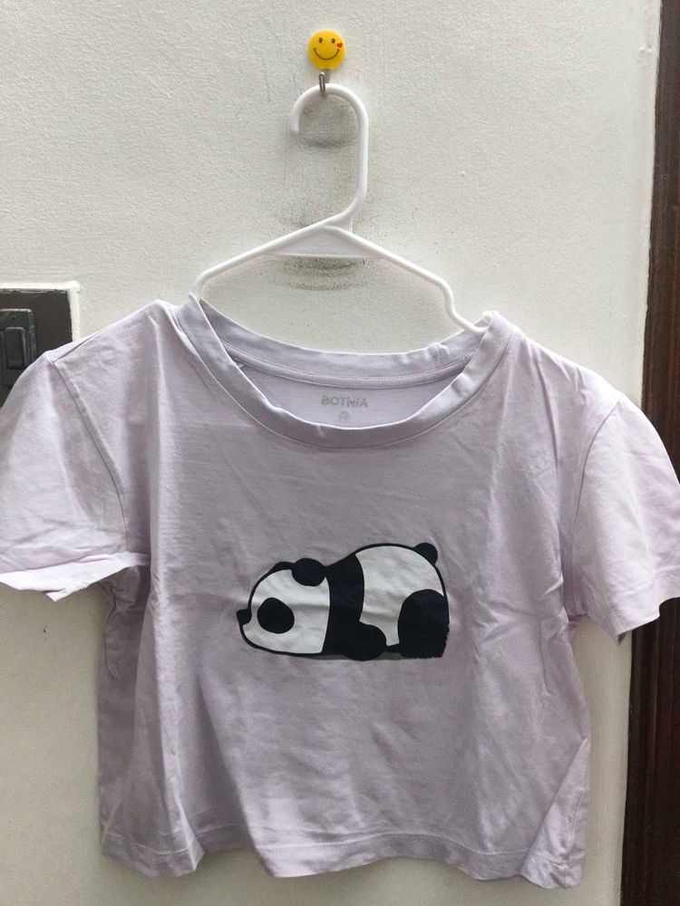 Cute Panda Graphic Tee