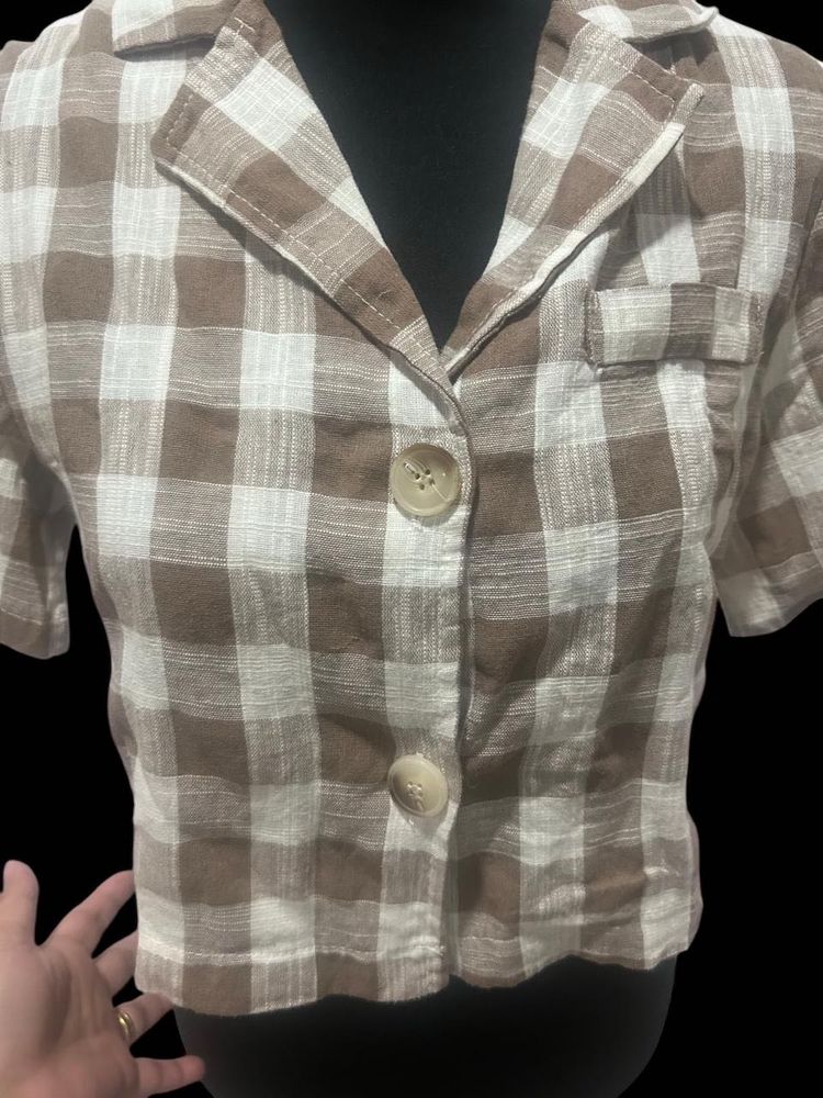 Crop Shirt Top