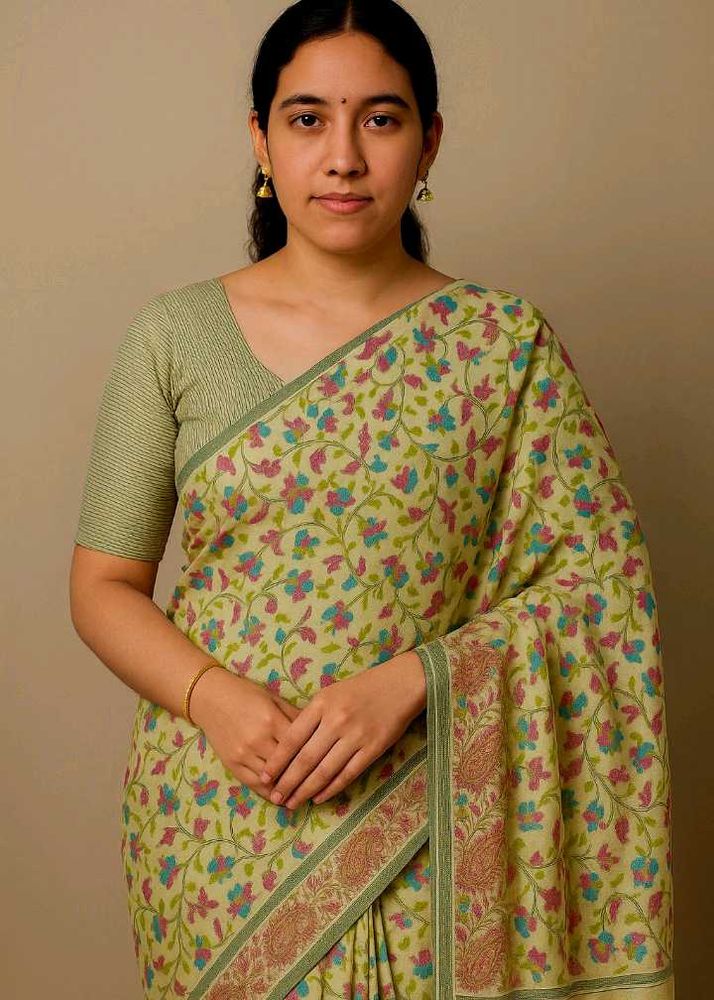 Floral Print Saree