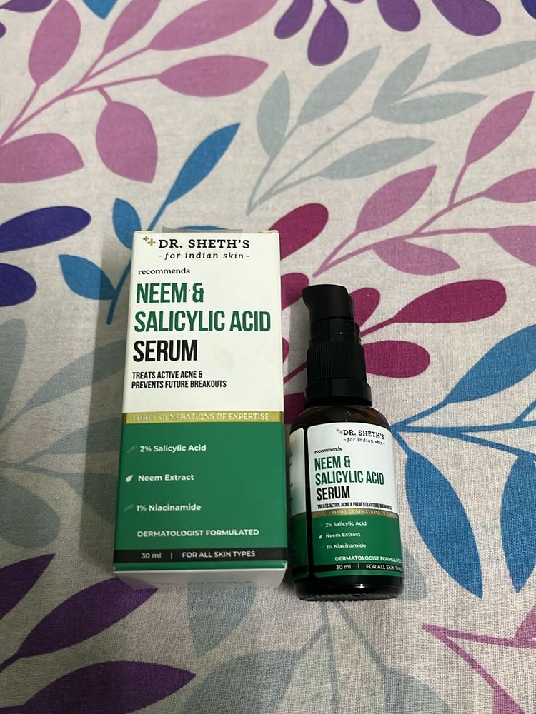 Dr Sheths Neem &amp; Salicylic Acid Serum
