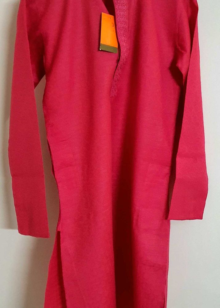 Brand New Red Kurta &amp; Pyjama