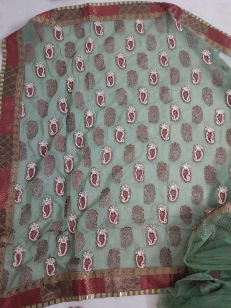 Green Boutique Saree