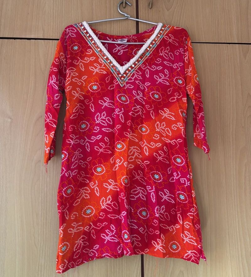 Ethnic Printed Kurta