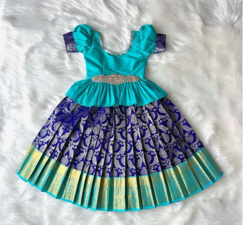Pattu Pavada for Kids