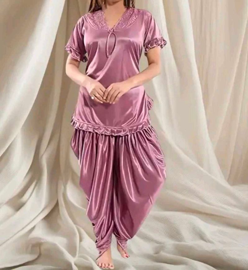 Satin Night Suit not used brand new