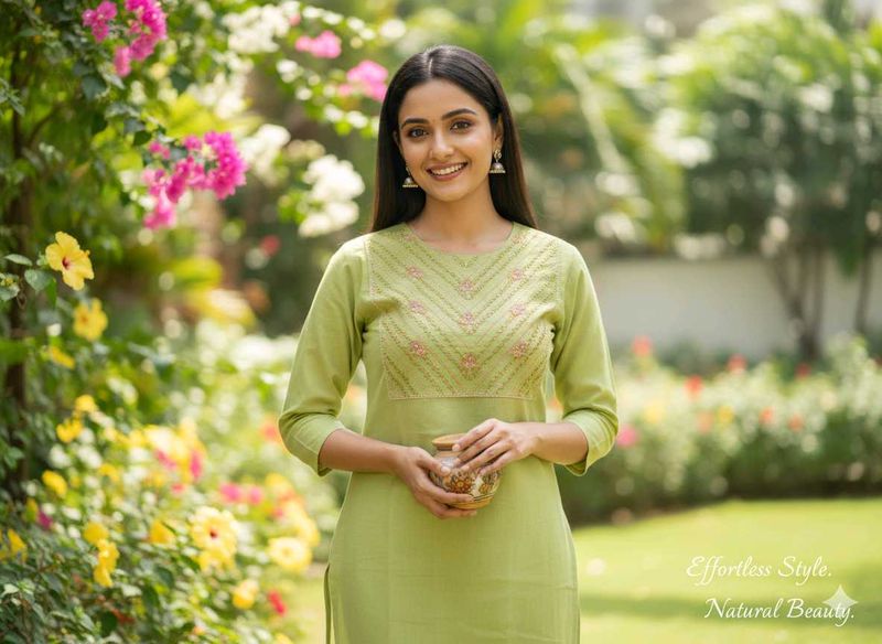 Elegant Green Kurta