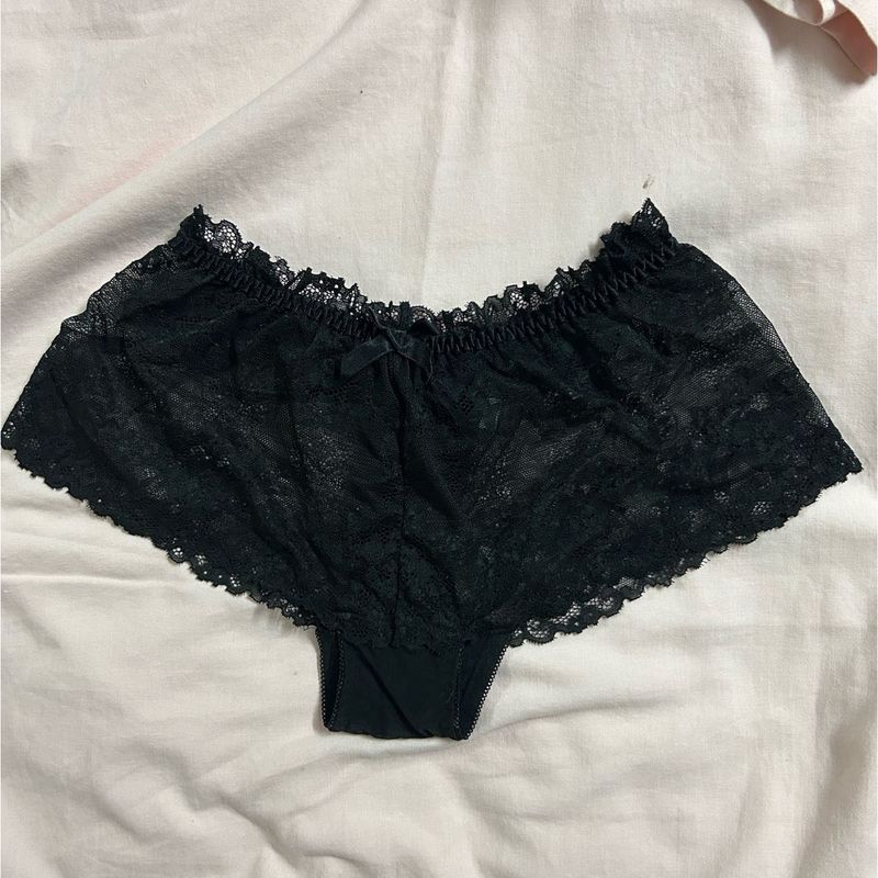 Black Lace Briefs