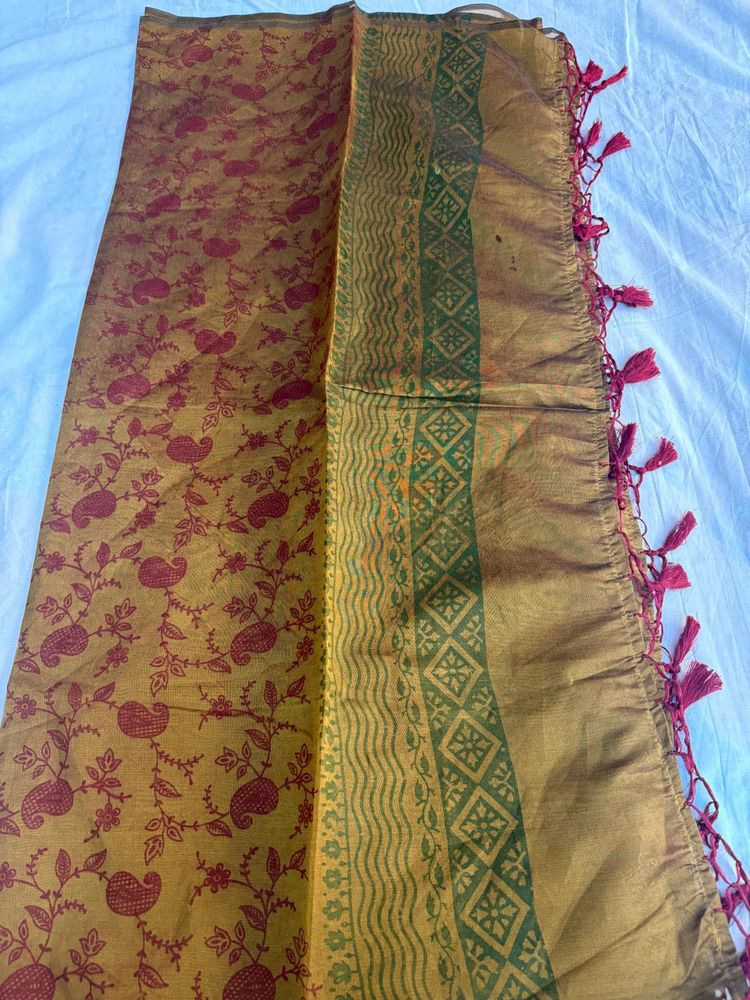 Vintage Paisley Print Dupatta