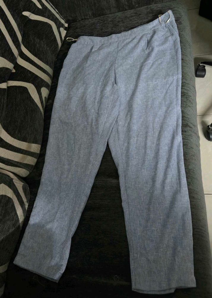 Blue Casual Pants, Jaipur kurti brand