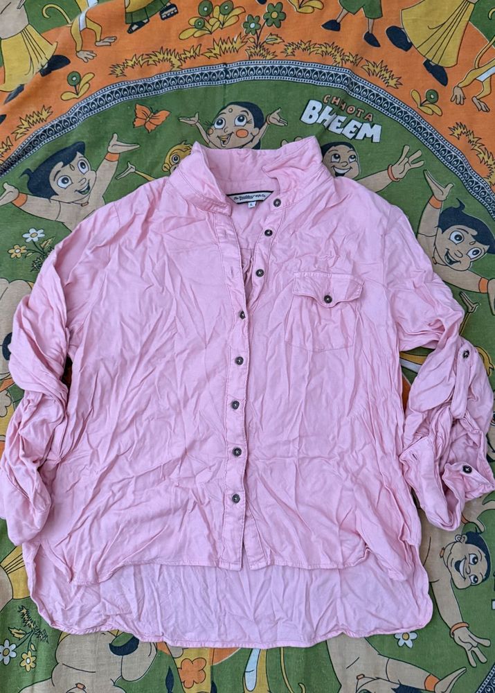 Pink Casual Shirt