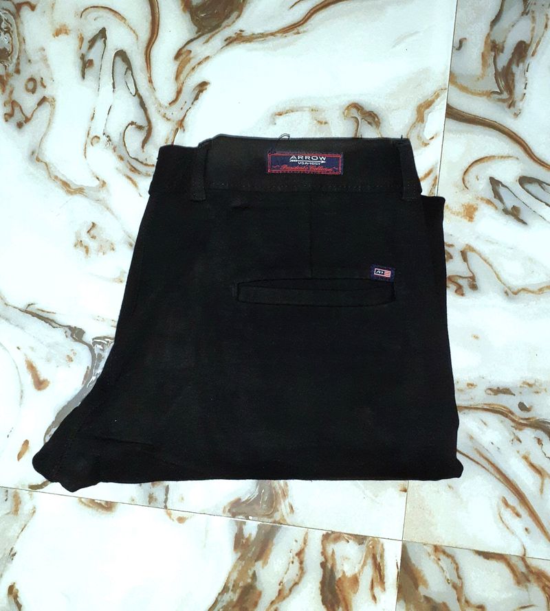 Black Power Lycra Formal Pants
