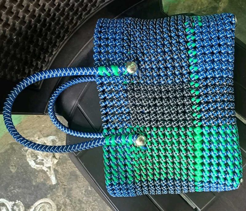 Unique Woven Shoulder Bag