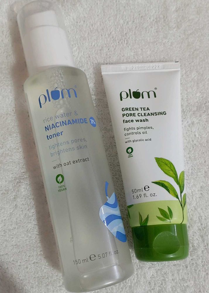 Plum Toner &amp; Face Wash