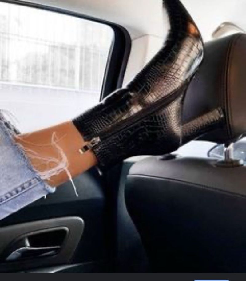 Pinteresty Croc block heeled boots