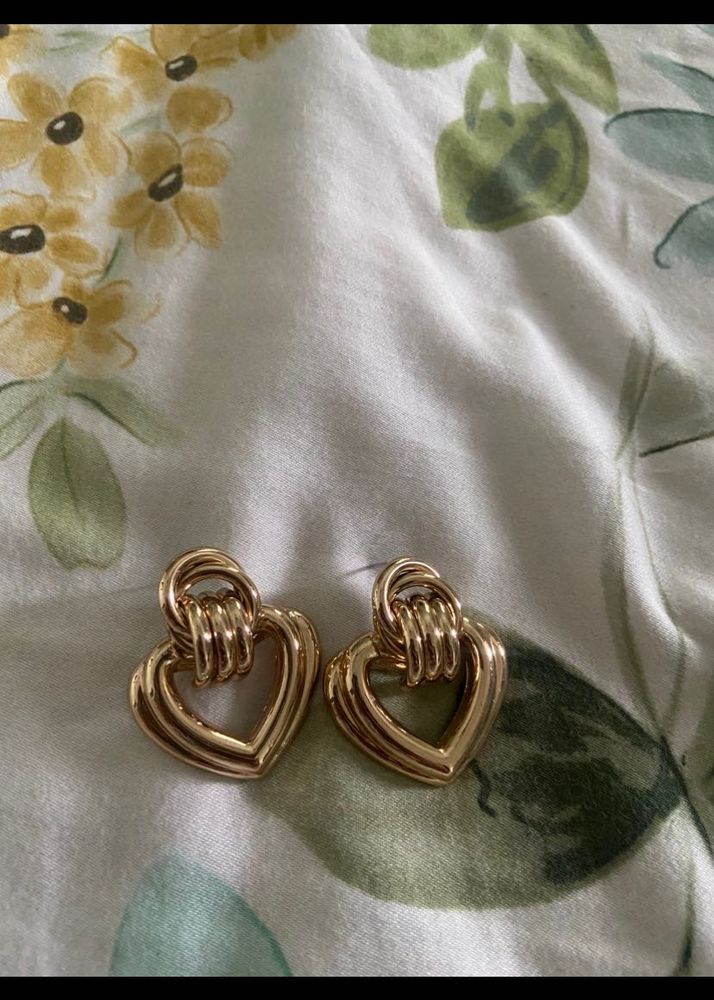 H&amp;M Heart Drop Earrings