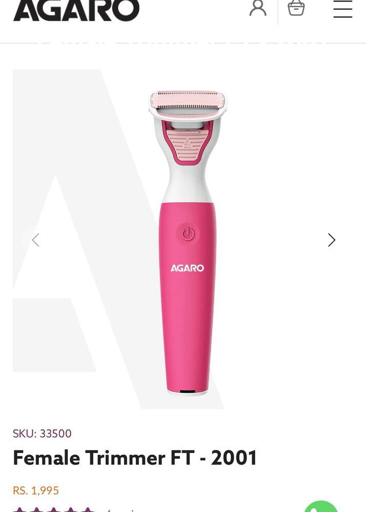 Agaro Female Body Groomer