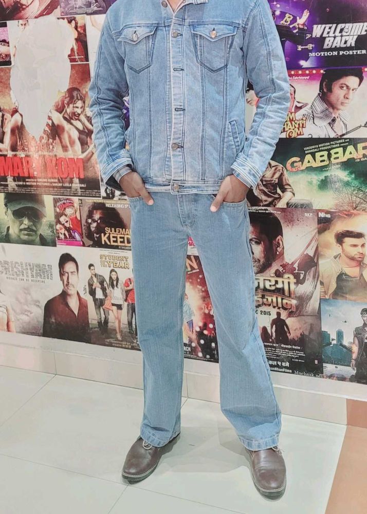 Denim Jacket &amp; Jeans Set