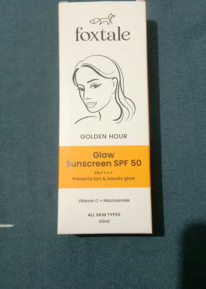 Foxtale glow sunscreen