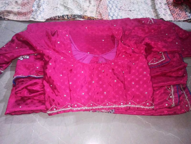 Pink Saree
