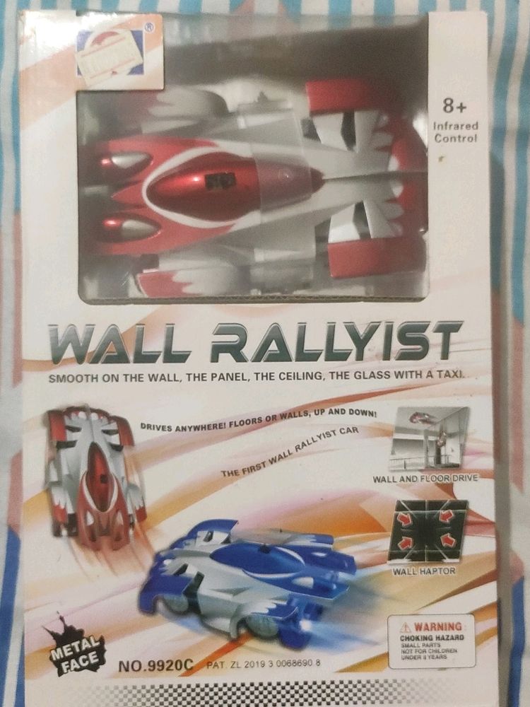 Wall Climbing Car with Remote Control(Red Colour)