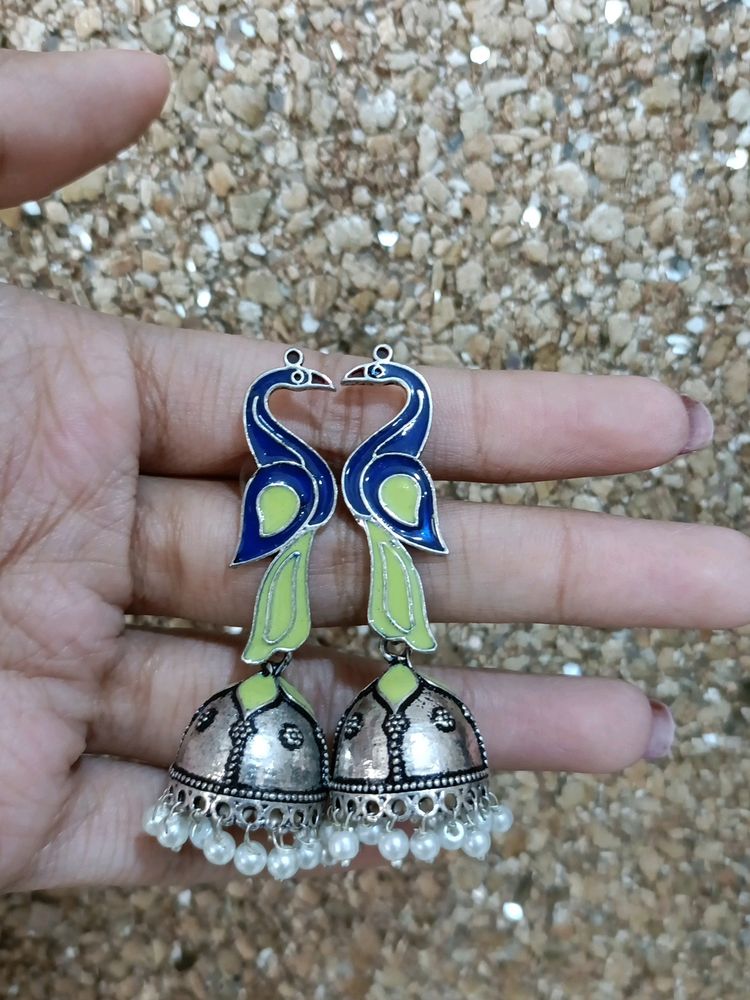 Oxidised Earrings