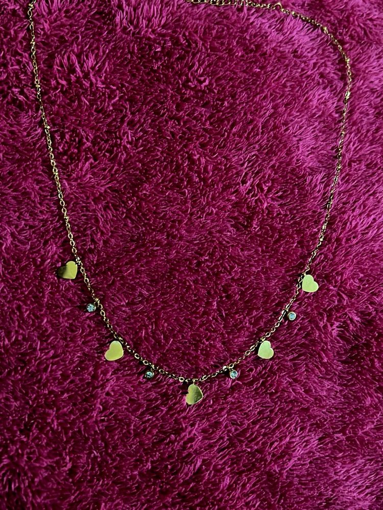 Anti-Tarnish Heart Charm Necklace❤️