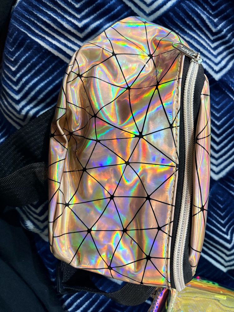 Holographic Mini Backpack
