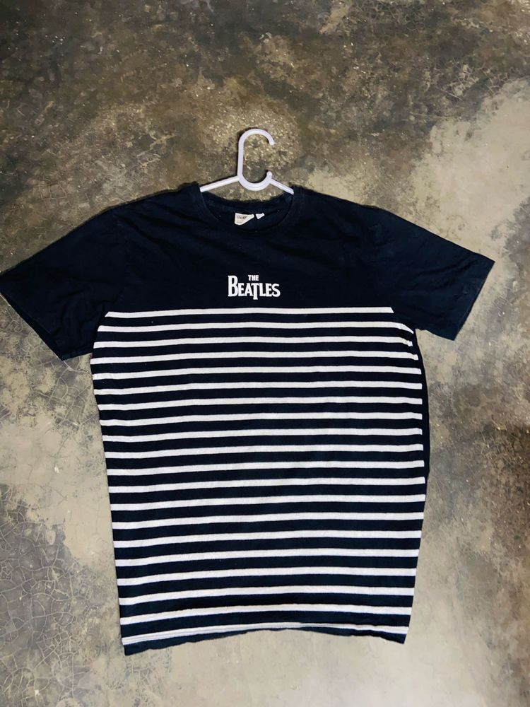 The Beatles Striped T-Shirt