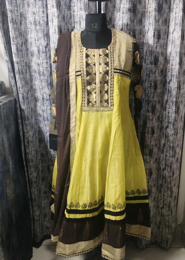Yellow Embroidered Kurta Set