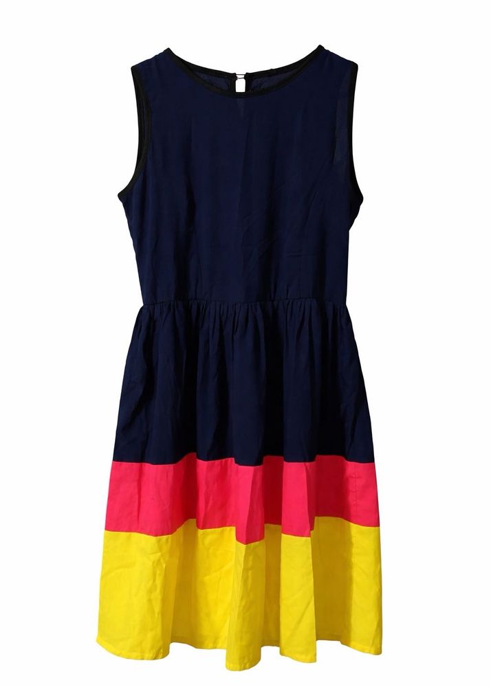 Colorful Sleeveless Dress