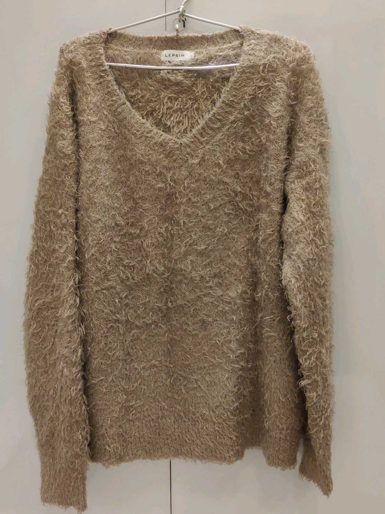 Cozy Fuzzy Knit Sweater