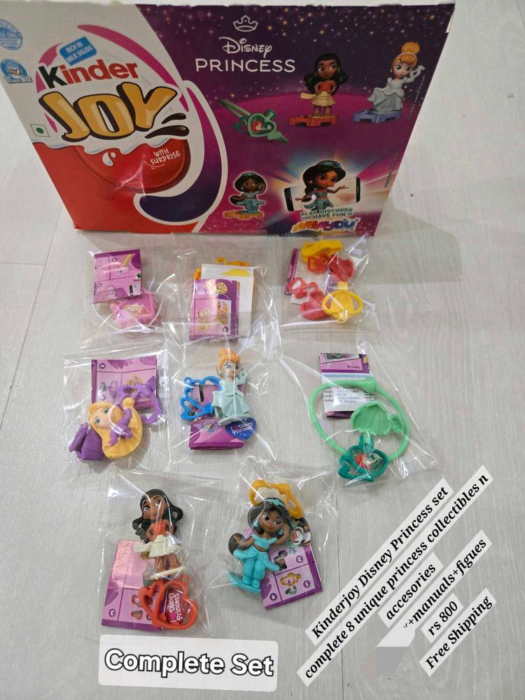 Kinderjoy Disney Princess Set Complete (NO Box)