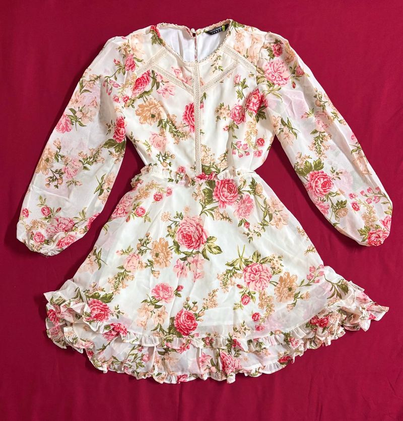 Tokyo Talkies Floral Printed Mini Dress