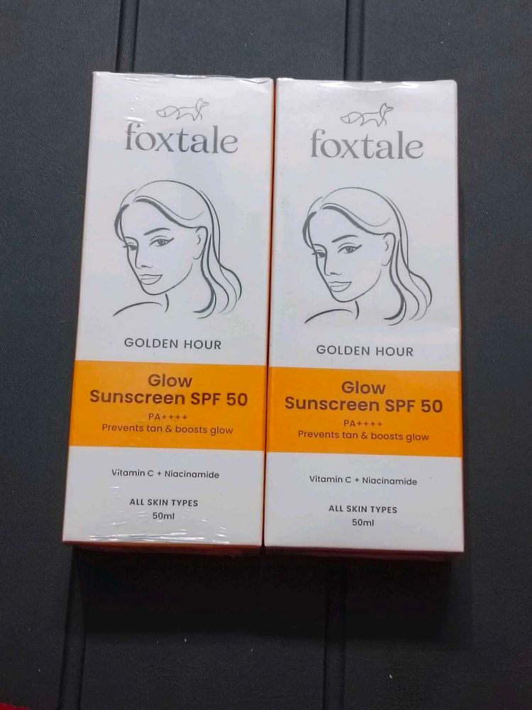 Foxtale Glow Sunscreen SPF 50