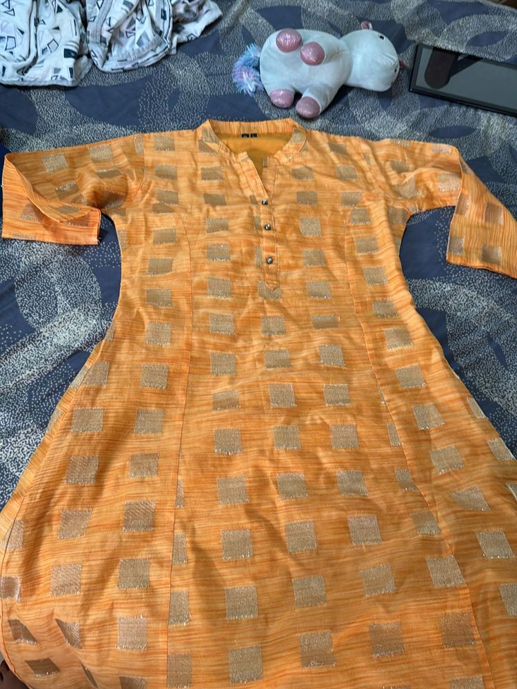 Orange Kurta