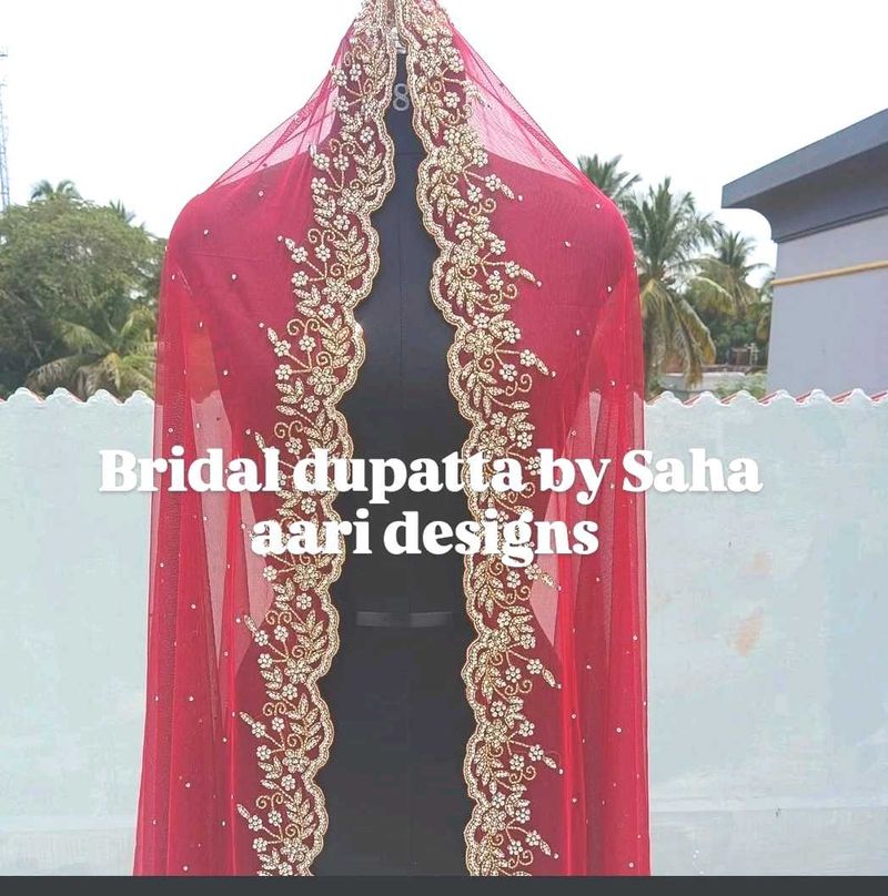 Elevate yr bridal luk with this stunning dupatta🤩