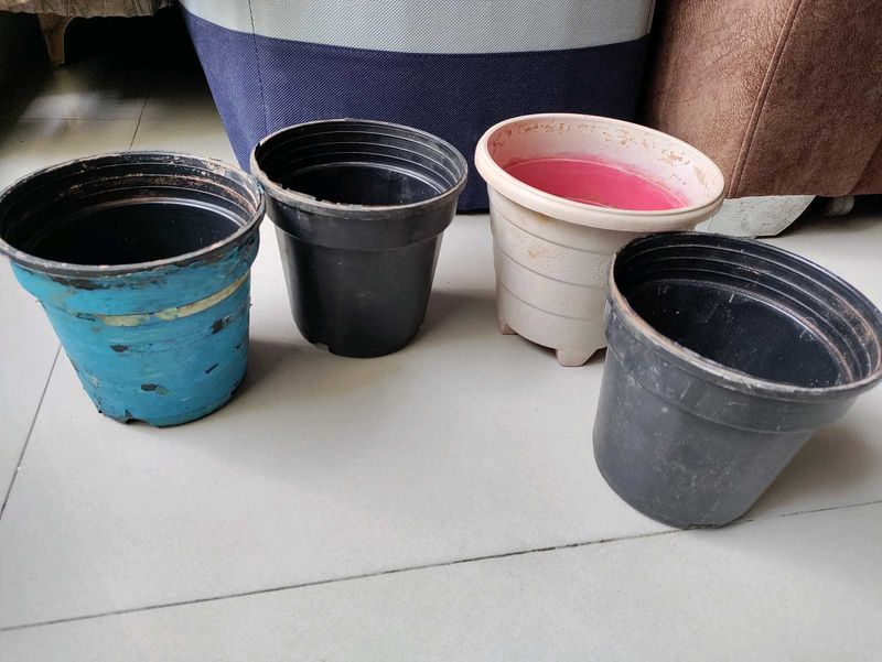 Plastic Used Pots (4)