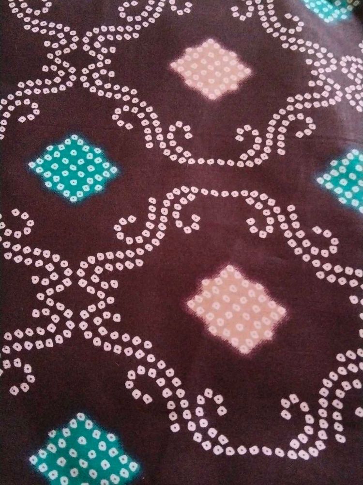 Coffee Brown Bandhini Special