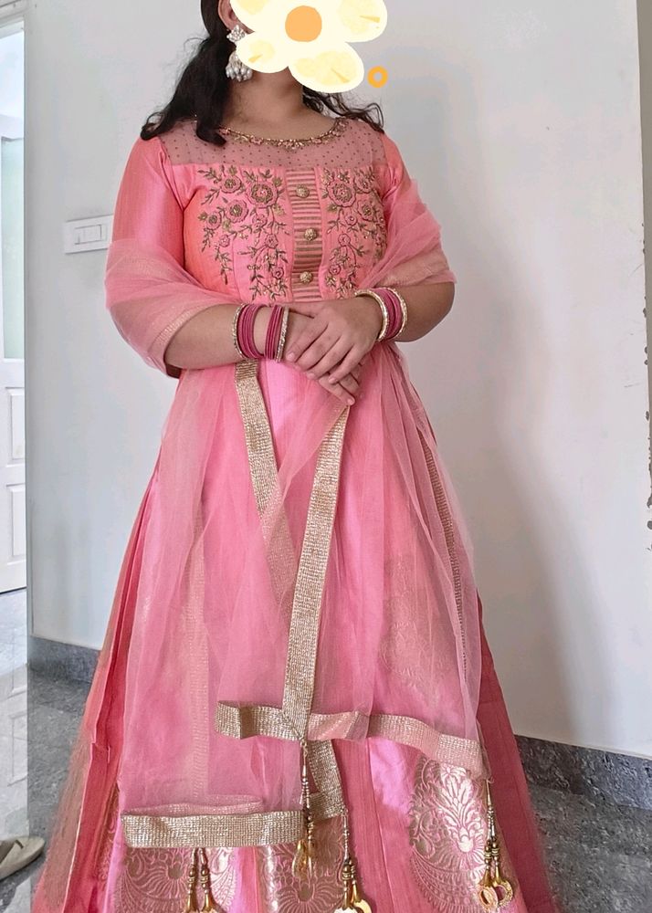 Price Drop !! Anarkali Gown With Dupatta