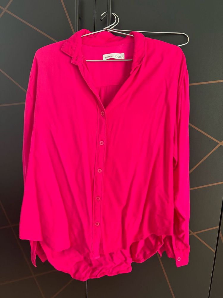 Pink Button-Down Shirt