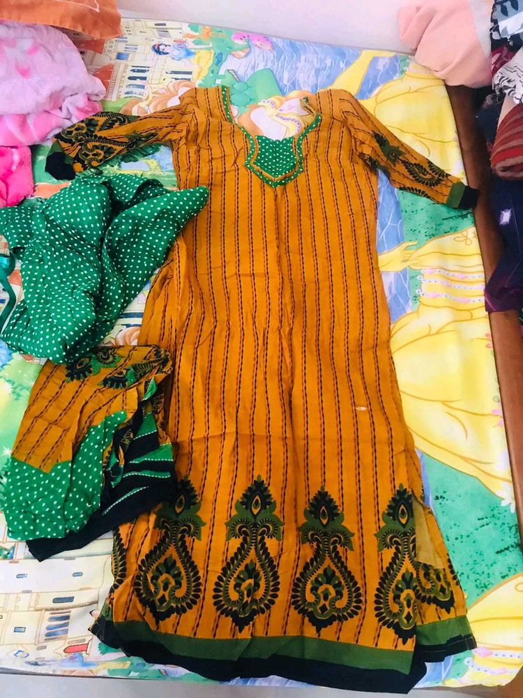 Cotton Kurta Set
