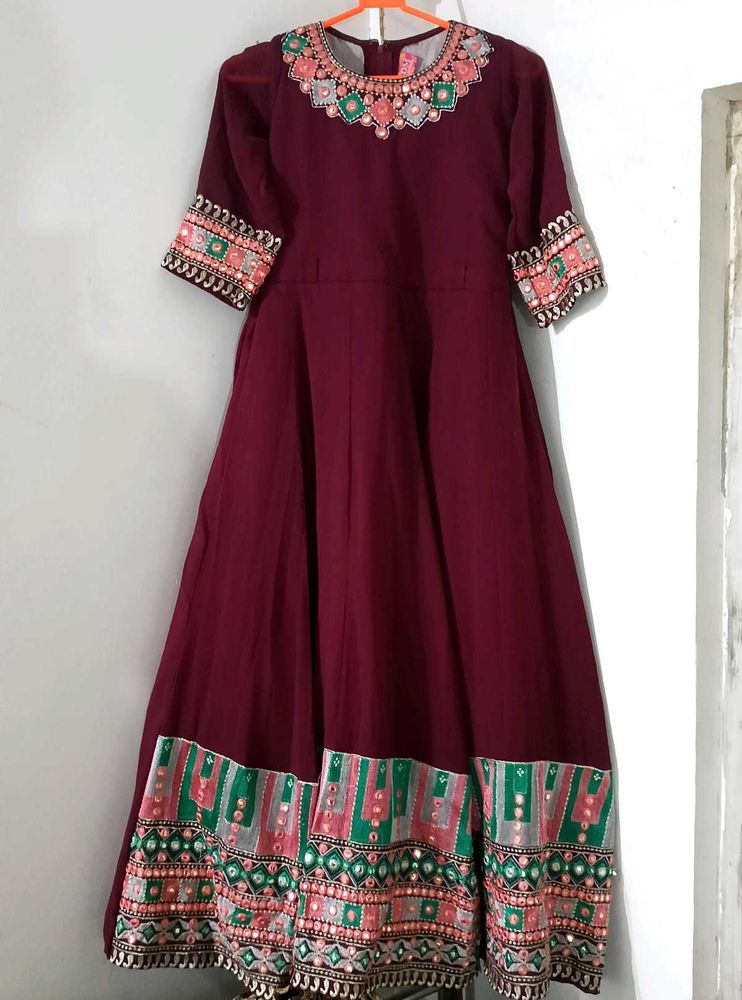 Girls Beautiful Heavy Long Gown