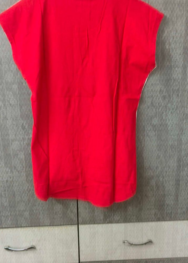 Red &amp; white  Up-down Top