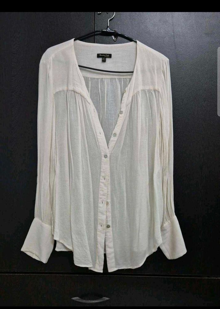 Massimo Dutti White Blouse