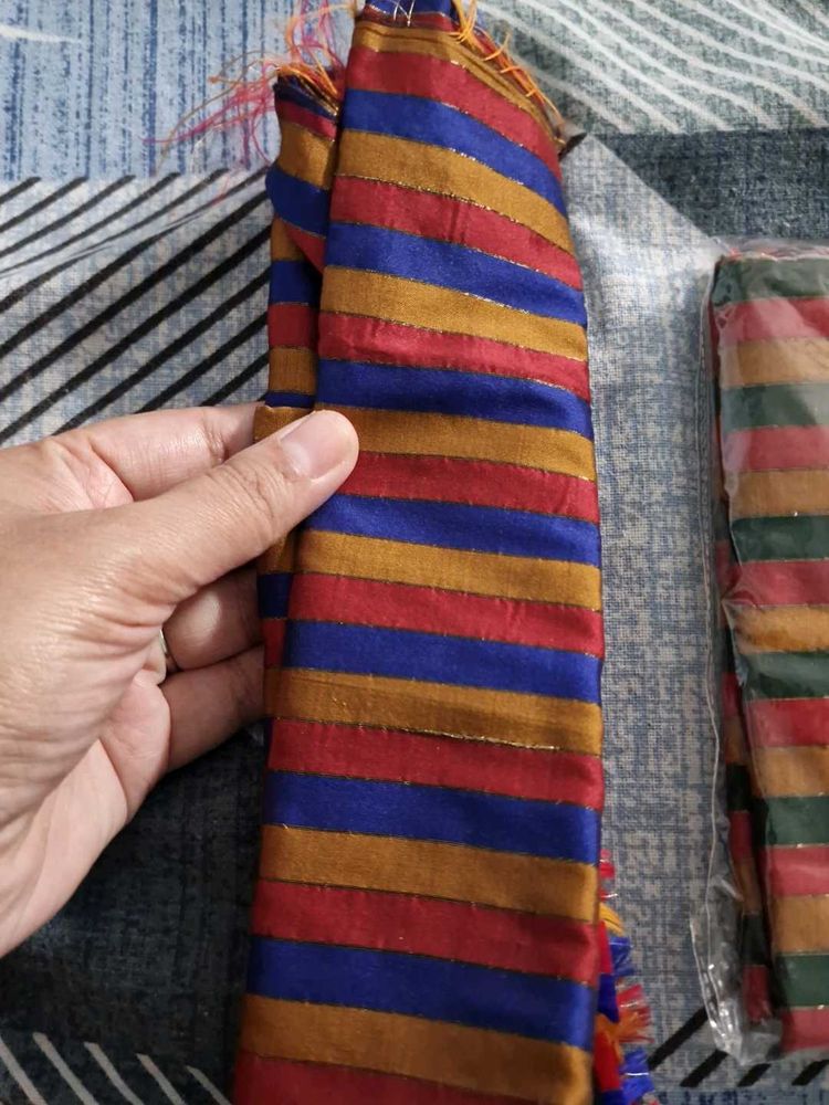 3 Pattu Silk Blouse Pieces