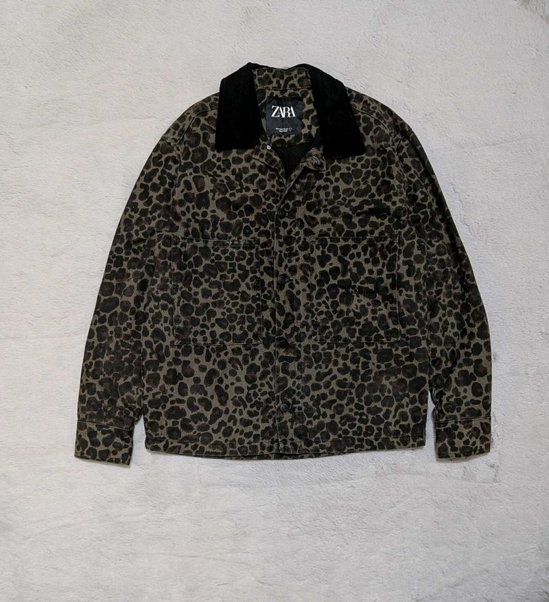 Zara leopard print jacket